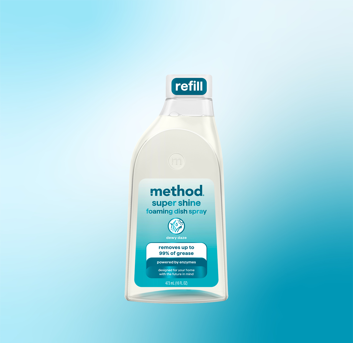 Alternative view of Super Shine Foaming Dish Spray Refill - Dewy Daze, 16 Fl Oz