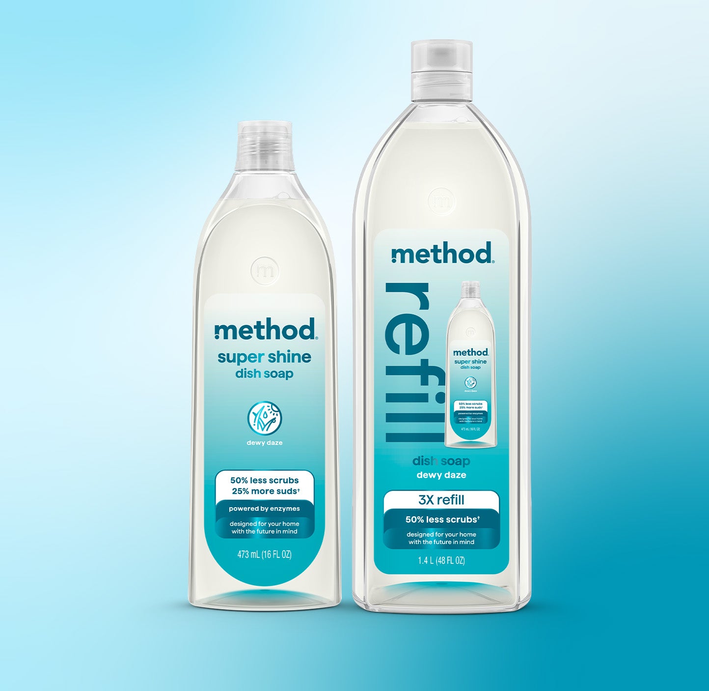 Alternative view of Super Shine Liquid Dish Soap Starter Set - Dewy Daze, 64 Fl Oz