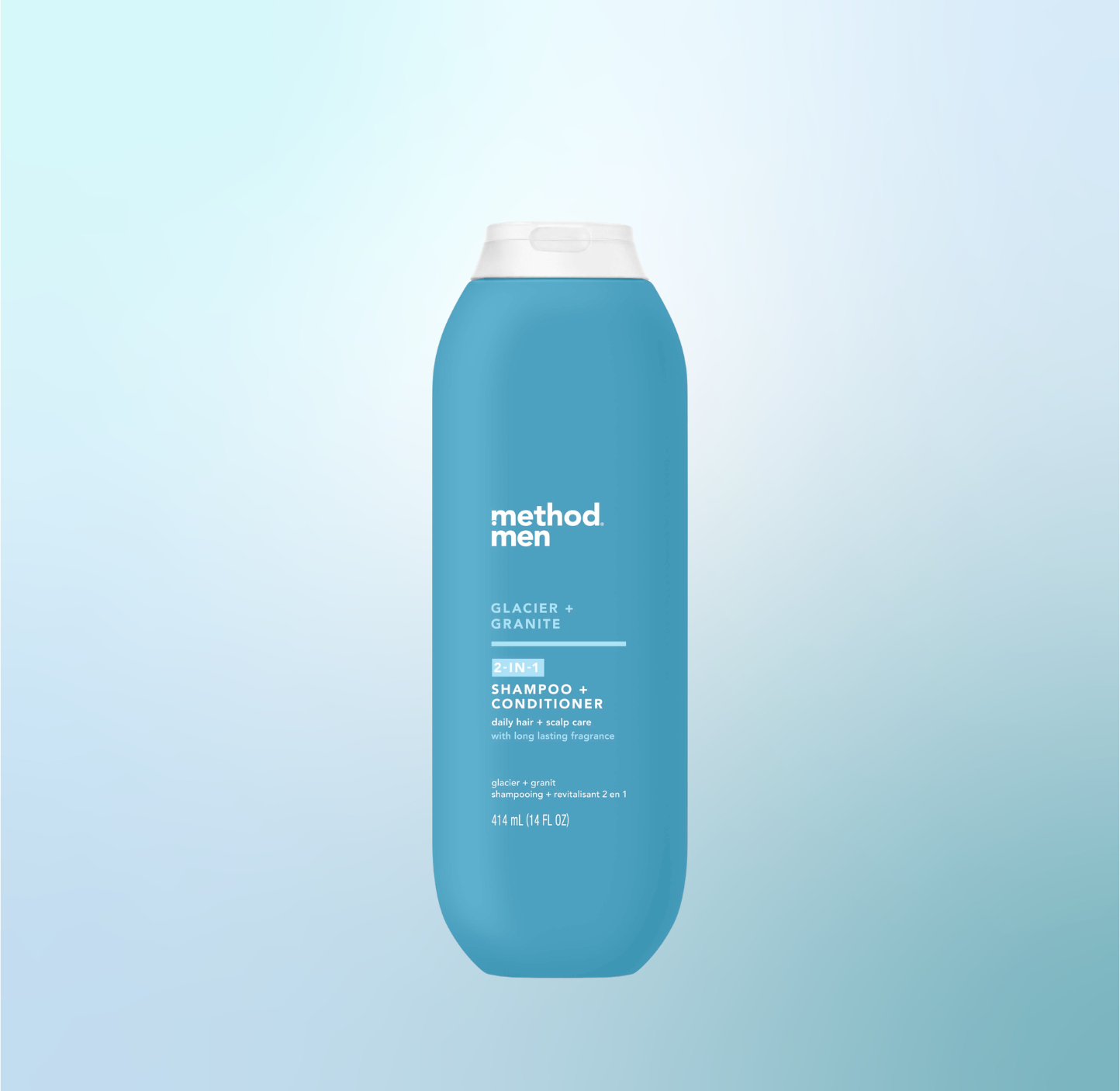 Alternative view of Men 2-In-1 Shampoo + Conditioner - Glacier + Granite, 14 Fl Oz