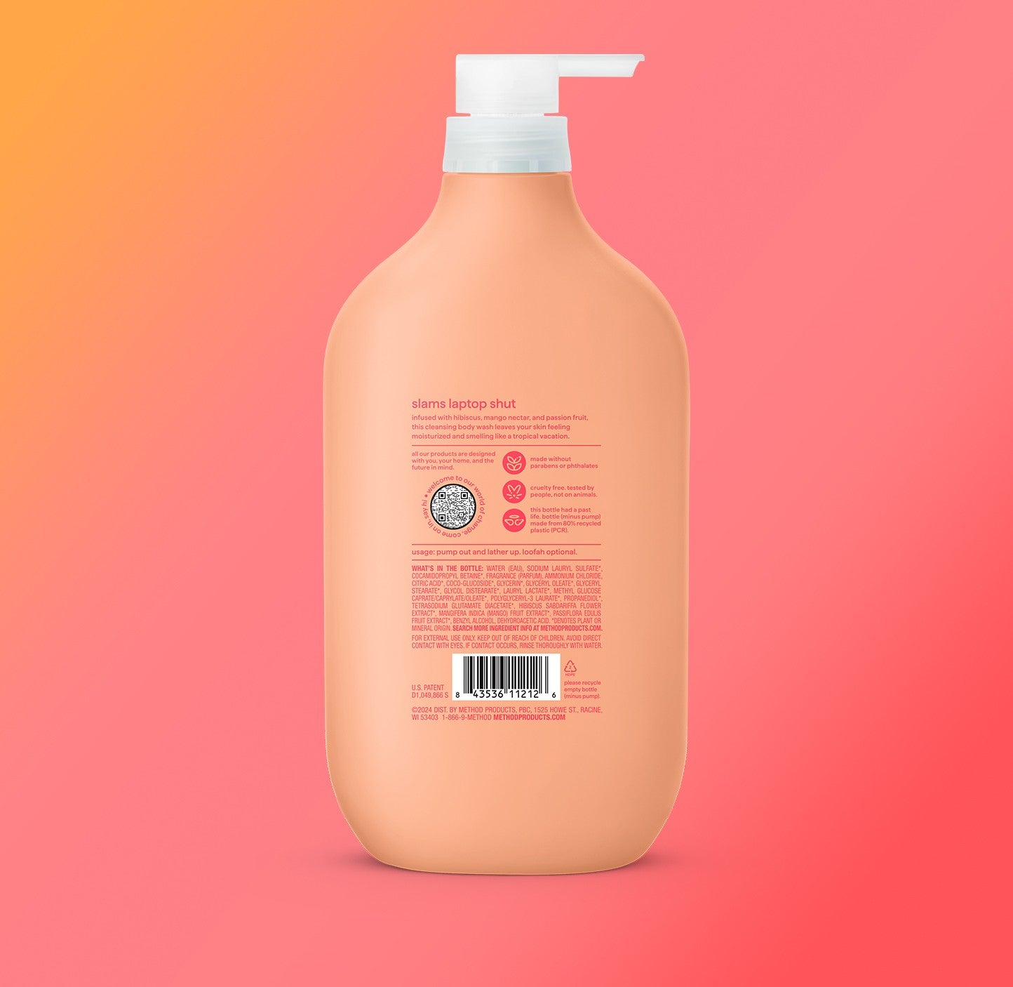 Body Wash - Island Mist, 28 Fl Oz - Image 3